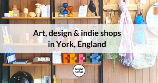 Art design indie shops in York