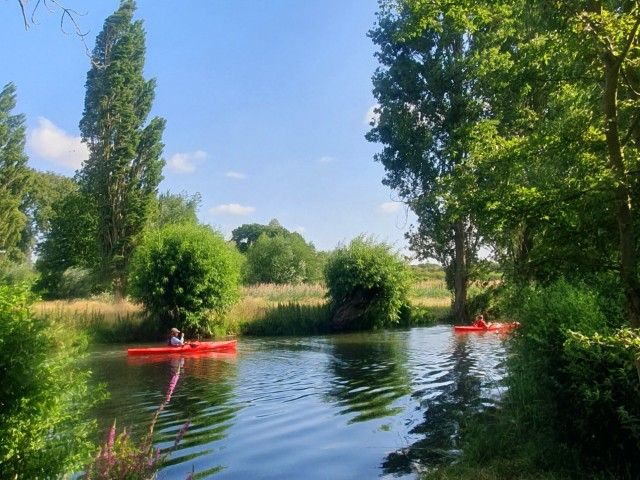 Walking along the River Cam from Cambridge to Grantchester through Paradise Local Nature Reserve
