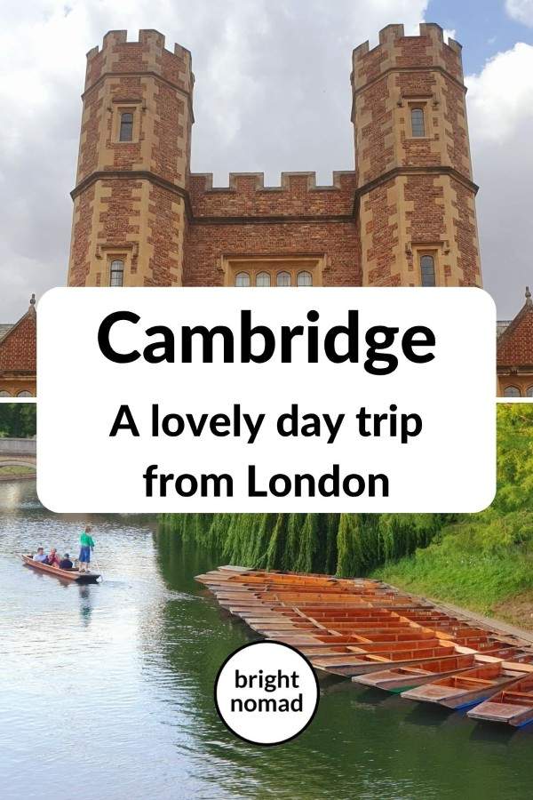 Travel guide to a day trip from London to Cambridge 