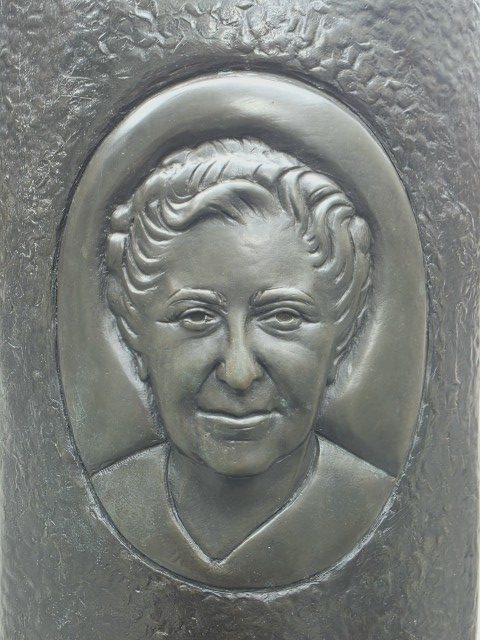 Christie London statue details