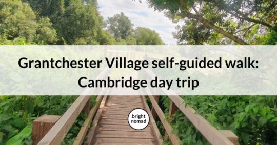 Grantchester village walk from Cambridge