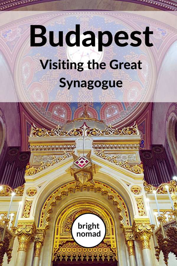 A guide to the Great Synagogue in Budapest 