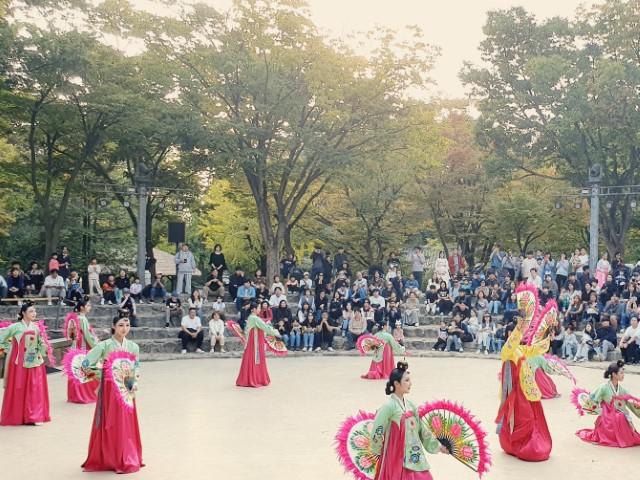 Dancers at the Korean Folk Village