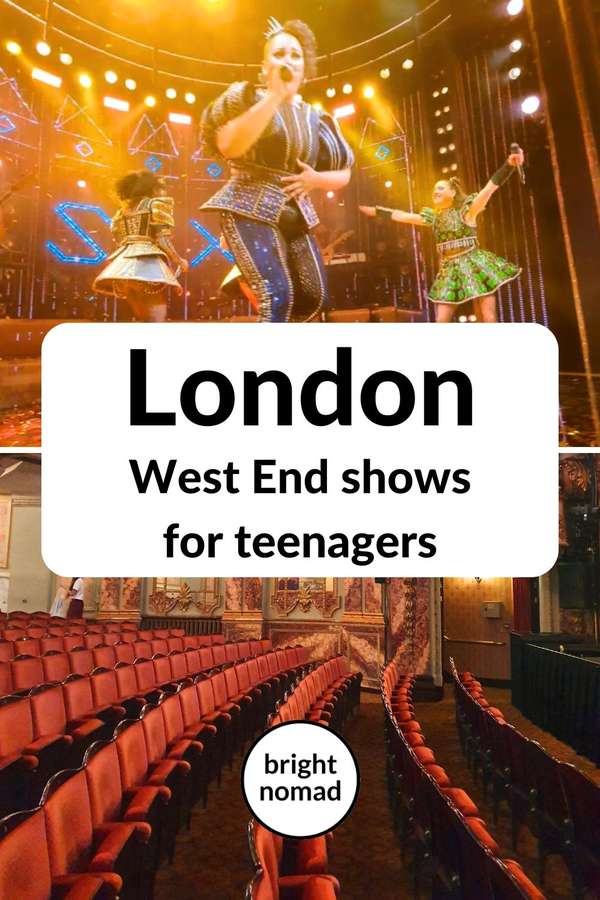 London shows for teens