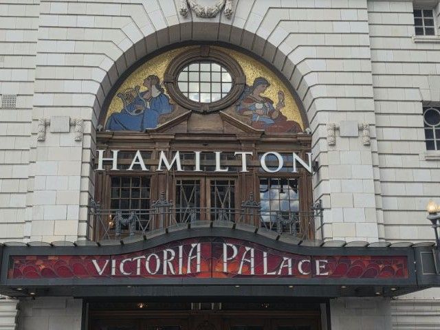 Hamilton at Victoria Palace theatre in London