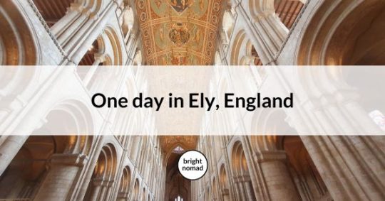 One day in Ely