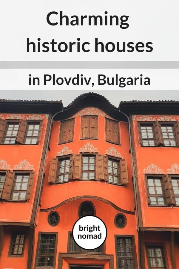 Plovdiv old town houses