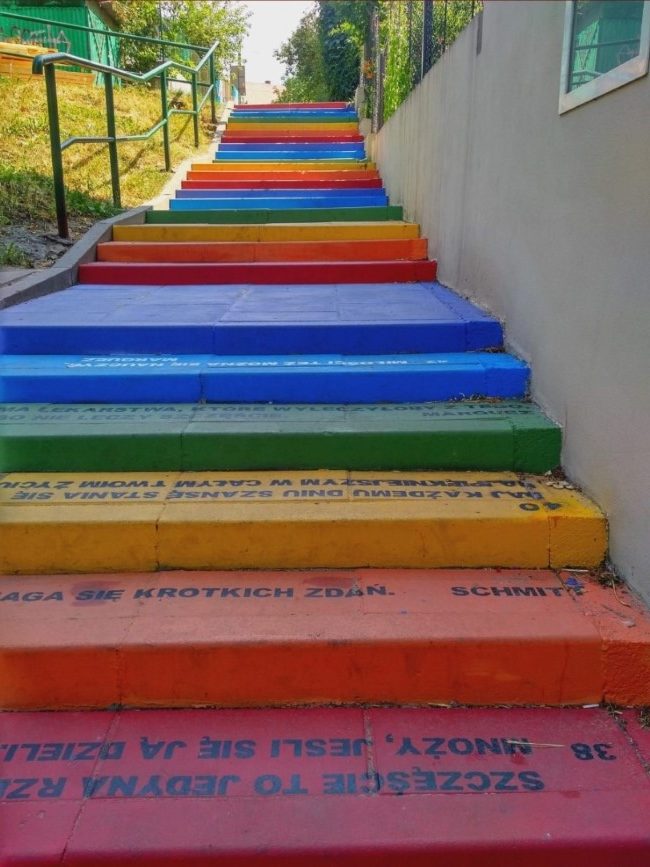 Rainbow Steps Krakow