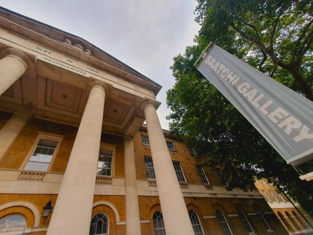 Saatchi Gallery in a unique historical building in Chelsea, London