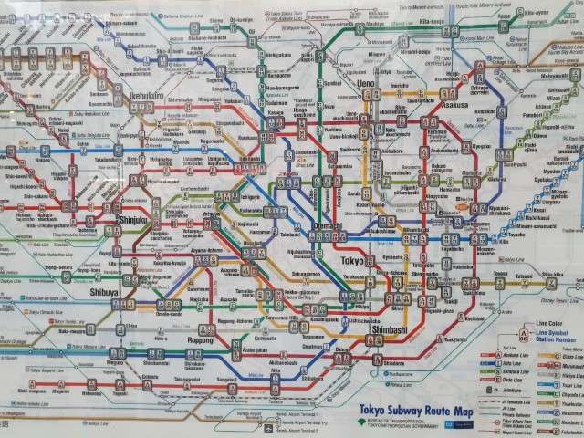 Tokyo Subway Map