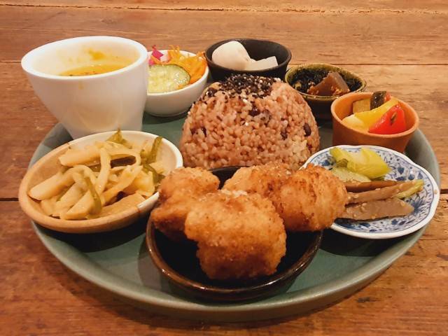 A vegan Japanese meal - vegan food in Tokyo