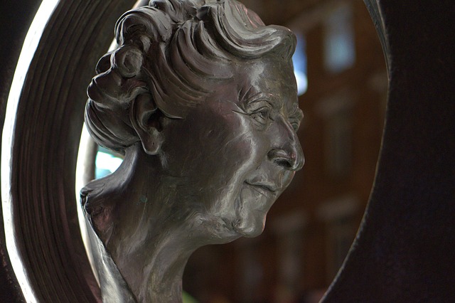 The Agatha Christie memorial in London