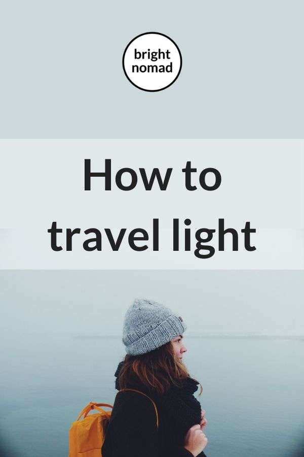 meaning of phrase travel light