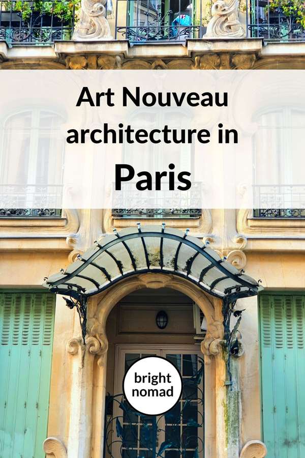 Paris Art Nouveau architecture  